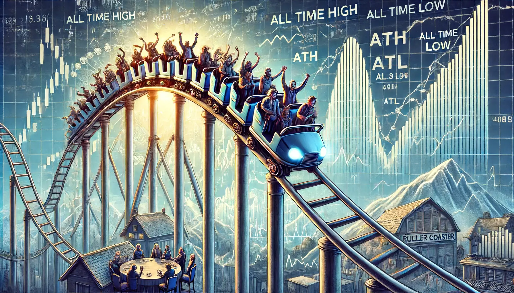 All time high and All time low, roller coaster