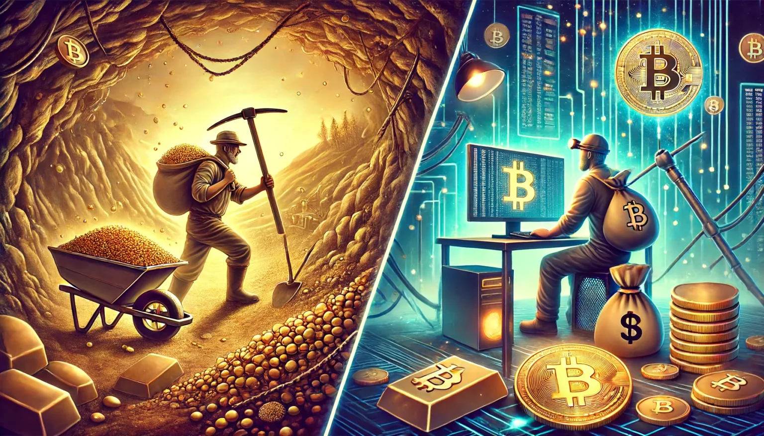 Gold vs Bitcoin Mining